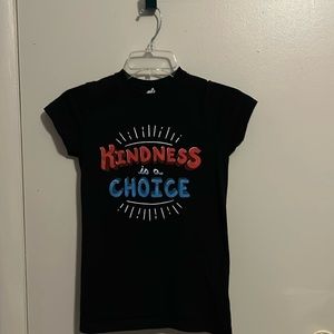 Live and Tell Kindness is a Choice S Black, White, and Red Shirts